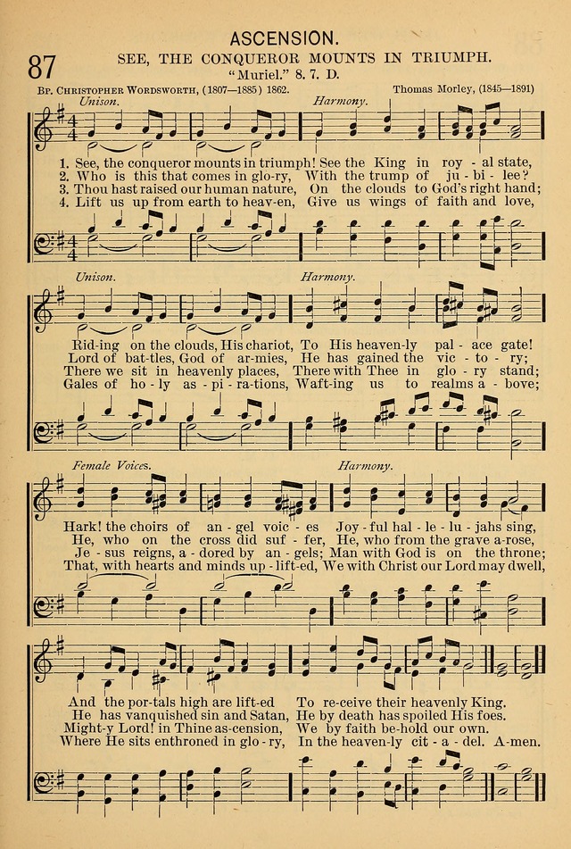 The Sunday School Hymnal: with offices of devotion page 81