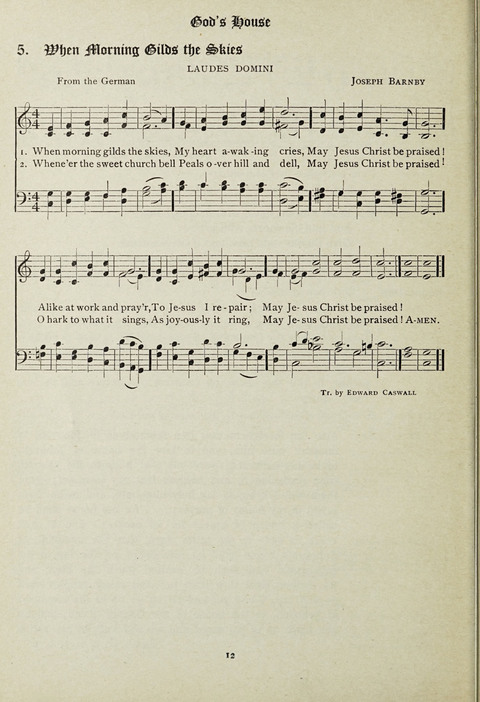 Services and Songs: for use in the Junior Department of the Church School page 12