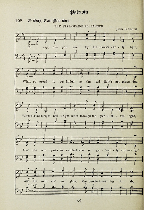 Services and Songs: for use in the Junior Department of the Church School page 176