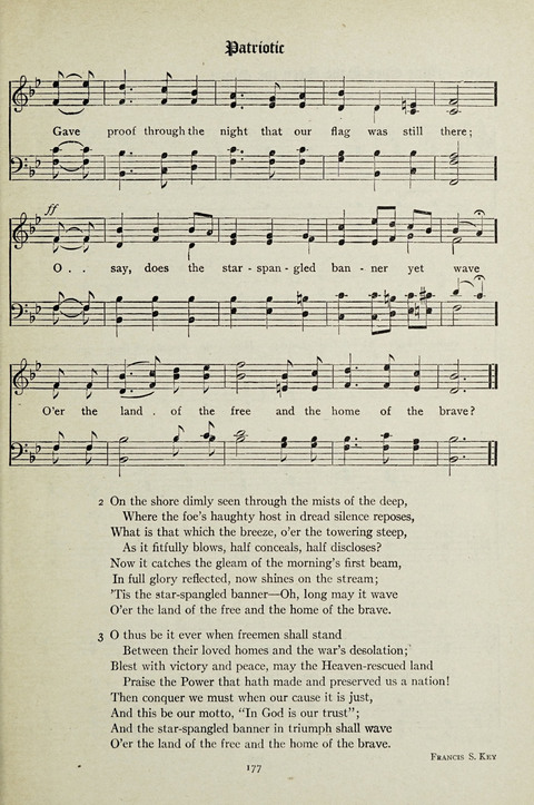 Services and Songs: for use in the Junior Department of the Church School page 177