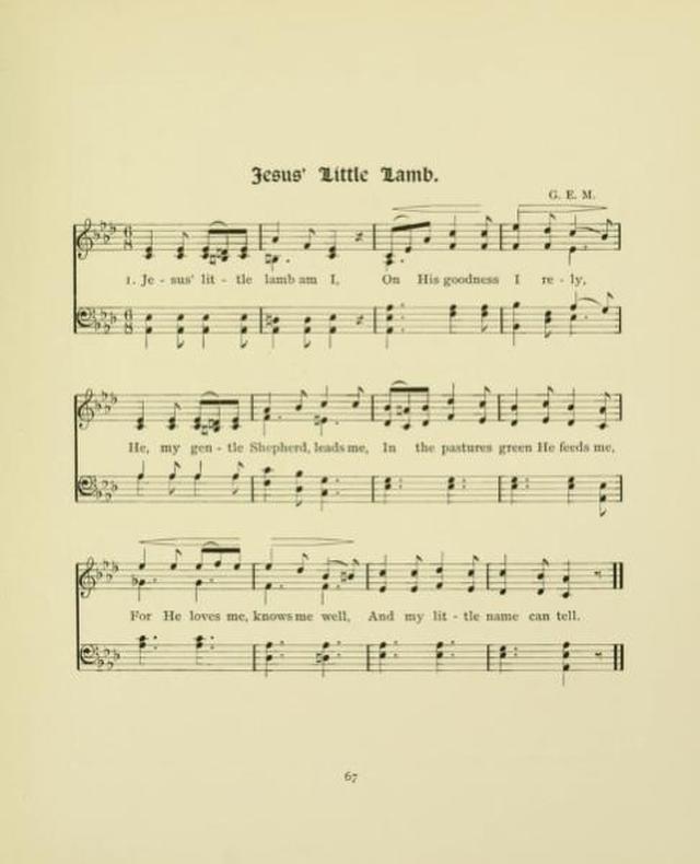 Sunday Songs for Little Children page 67