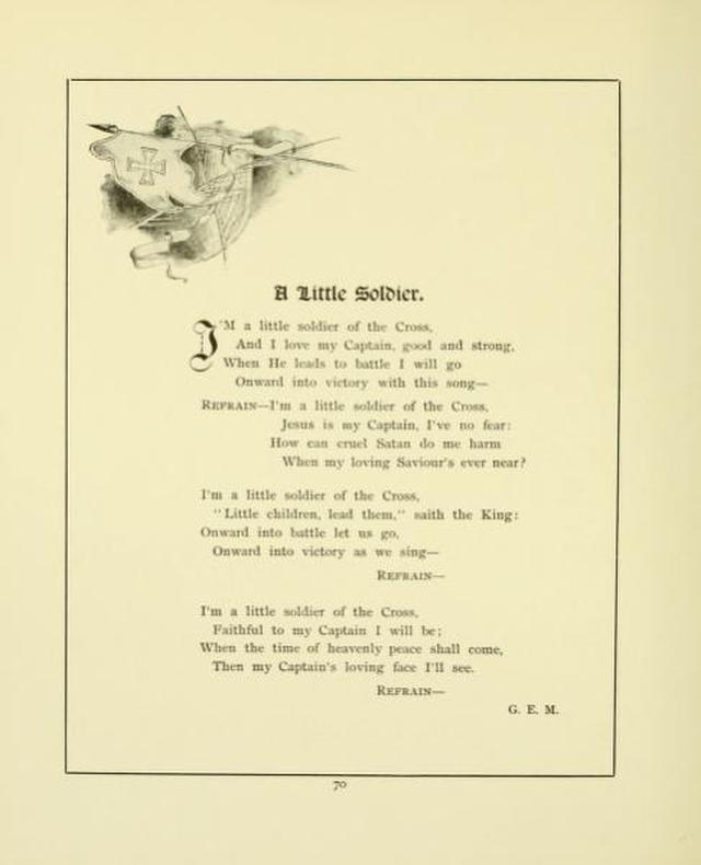 Sunday Songs for Little Children page 70