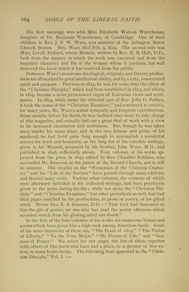 Singers and Songs of the Liberal Faith page 105