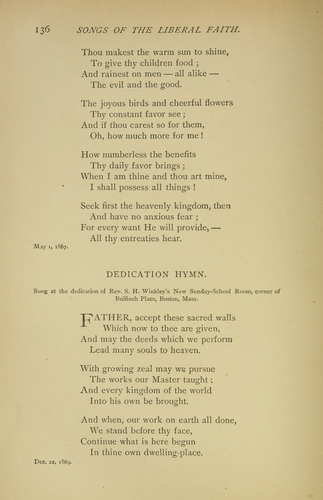 Singers and Songs of the Liberal Faith page 137