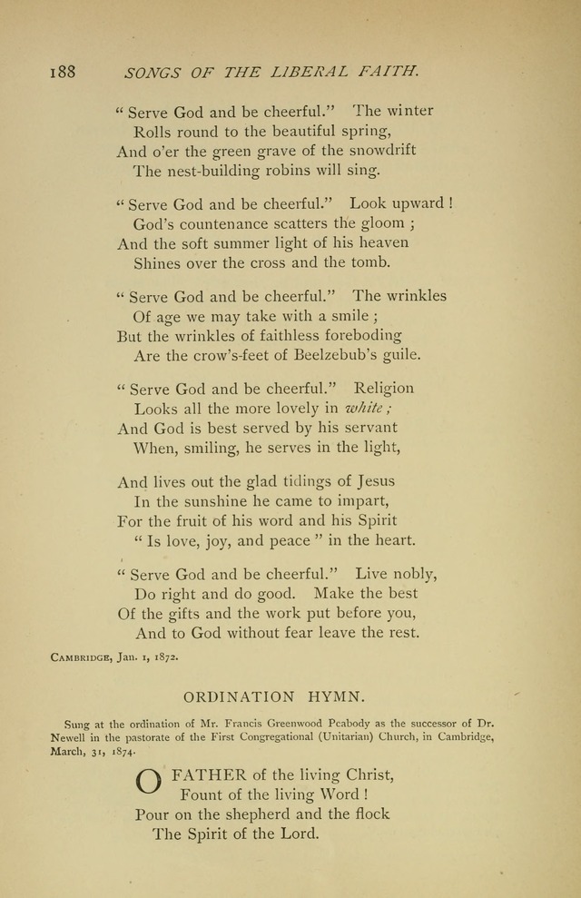 Singers and Songs of the Liberal Faith page 189