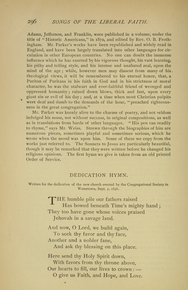 Singers and Songs of the Liberal Faith page 297