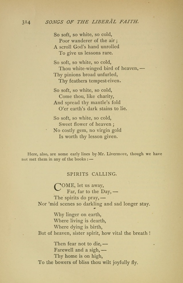 Singers and Songs of the Liberal Faith page 315