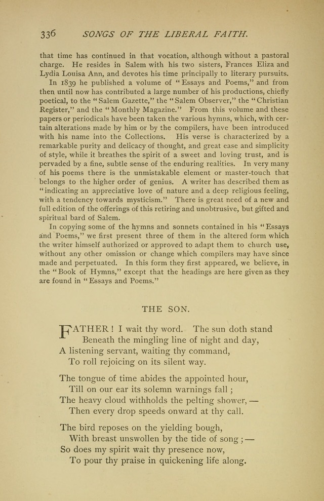 Singers and Songs of the Liberal Faith page 337