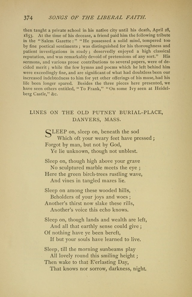 Singers and Songs of the Liberal Faith page 375