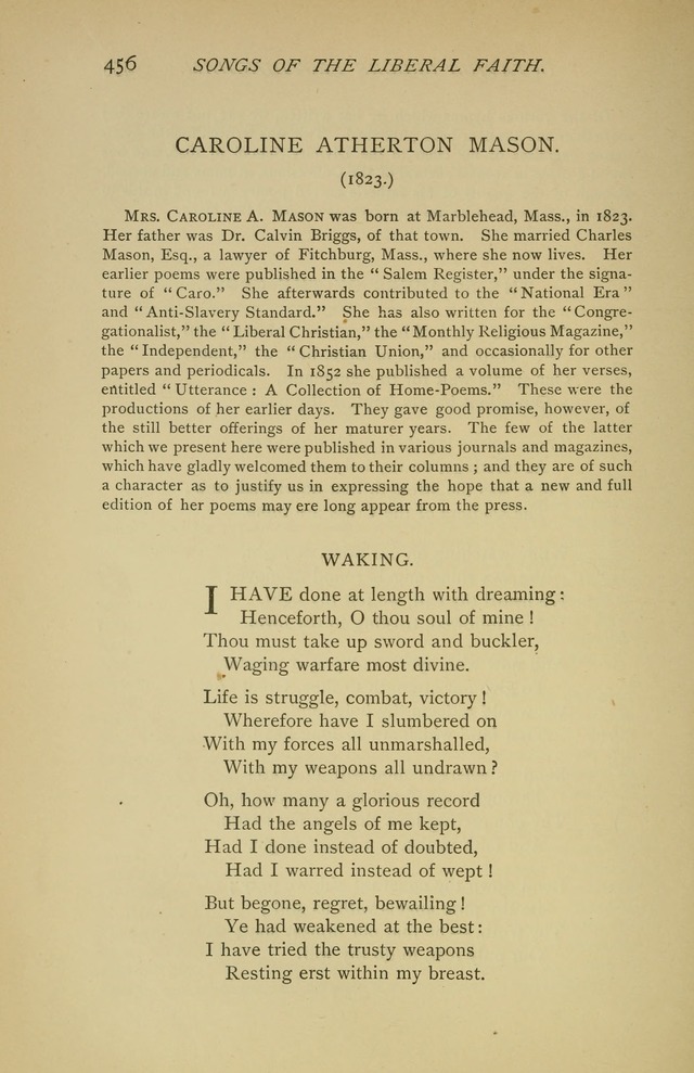 Singers and Songs of the Liberal Faith page 457