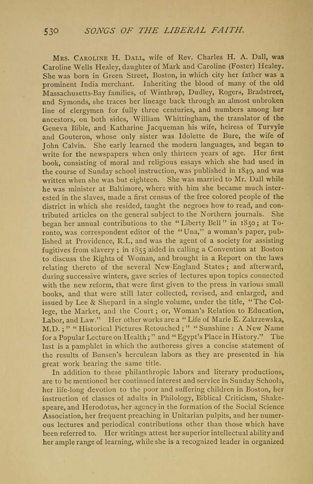 Singers and Songs of the Liberal Faith page 531