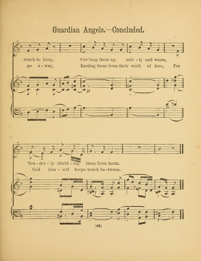 Sacred Songs for Little Singers: a collection adapted to primary classes in Sabbath-schools page 45