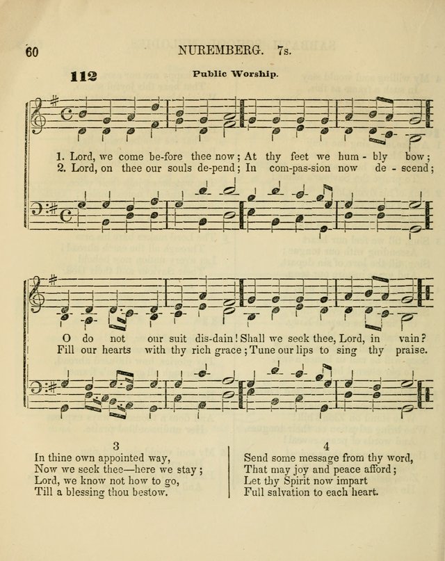 The Sabbath School Melodist: being a selection of hymns with appropriate music; for the use of Sabbath schools, families and social meetings page 60