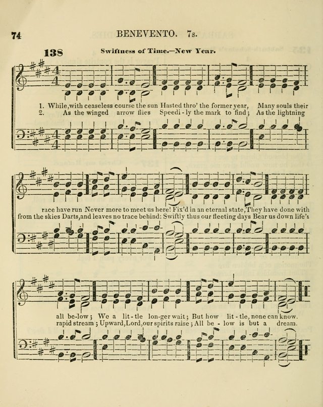 The Sabbath School Melodist: being a selection of hymns with appropriate music; for the use of Sabbath schools, families and social meetings page 74