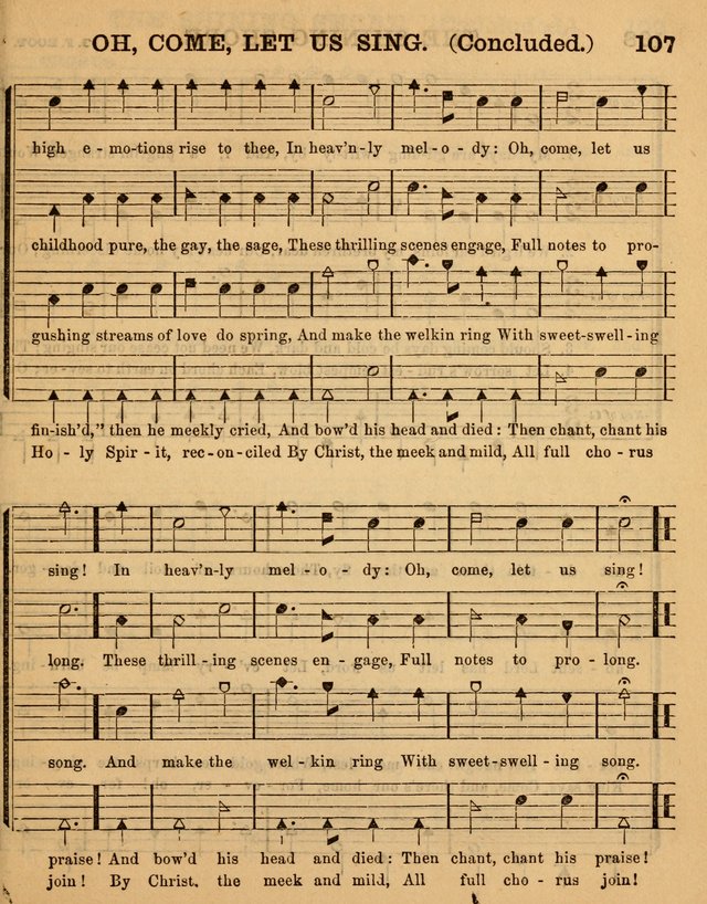 The Sabbath School Minstrel: being a collection of the most popular hymns and tunes, together with a great variety of the best anniversary pieces. The whole forming a complete manual ... page 107