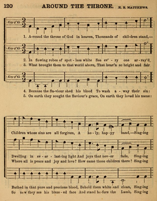 The Sabbath School Minstrel: being a collection of the most popular hymns and tunes, together with a great variety of the best anniversary pieces. The whole forming a complete manual ... page 122