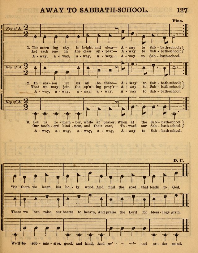 The Sabbath School Minstrel: being a collection of the most popular hymns and tunes, together with a great variety of the best anniversary pieces. The whole forming a complete manual ... page 129