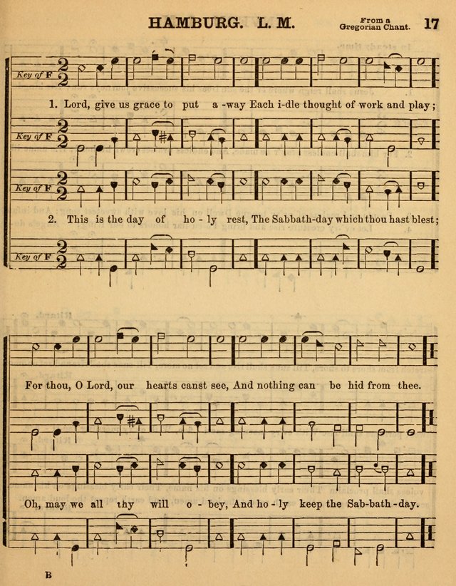 The Sabbath School Minstrel: being a collection of the most popular hymns and tunes, together with a great variety of the best anniversary pieces. The whole forming a complete manual ... page 17