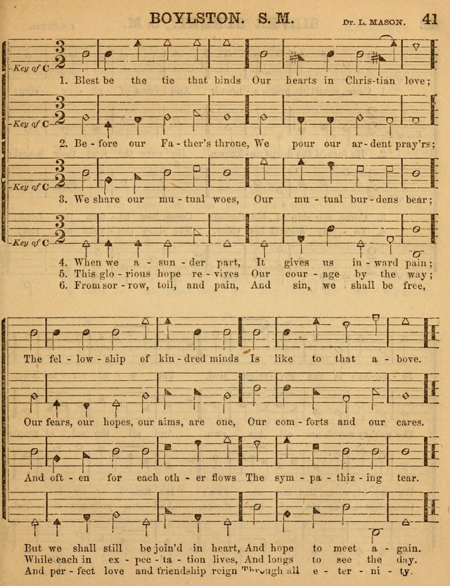 The Sabbath School Minstrel: being a collection of the most popular hymns and tunes, together with a great variety of the best anniversary pieces. The whole forming a complete manual ... page 41