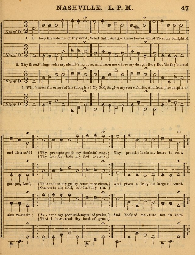 The Sabbath School Minstrel: being a collection of the most popular hymns and tunes, together with a great variety of the best anniversary pieces. The whole forming a complete manual ... page 47