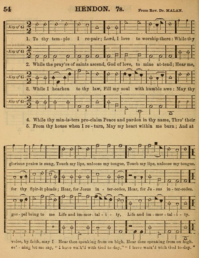 The Sabbath School Minstrel: being a collection of the most popular hymns and tunes, together with a great variety of the best anniversary pieces. The whole forming a complete manual ... page 54