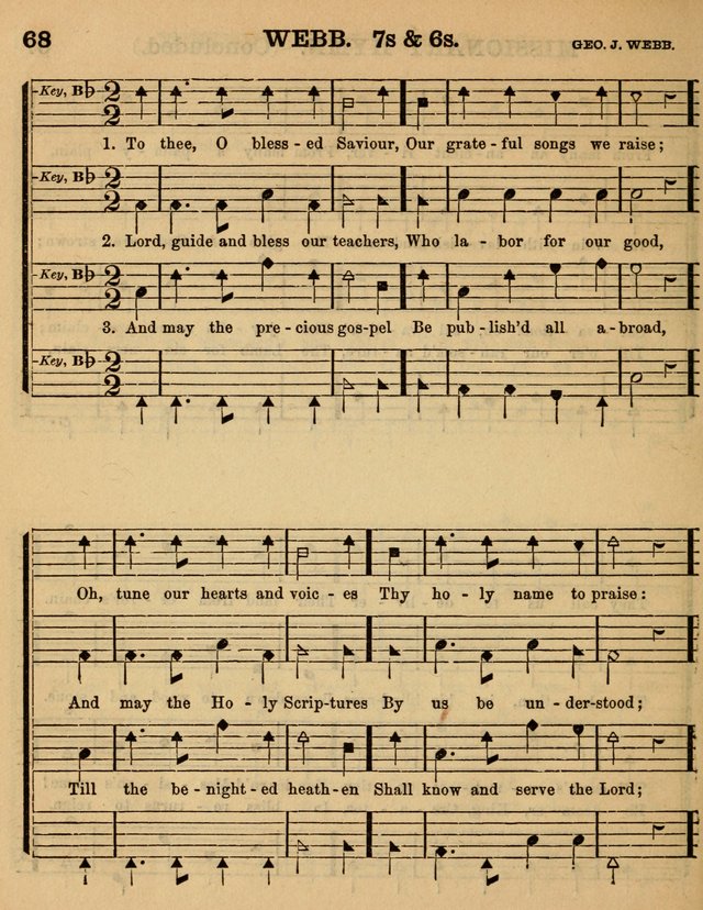 The Sabbath School Minstrel: being a collection of the most popular hymns and tunes, together with a great variety of the best anniversary pieces. The whole forming a complete manual ... page 68