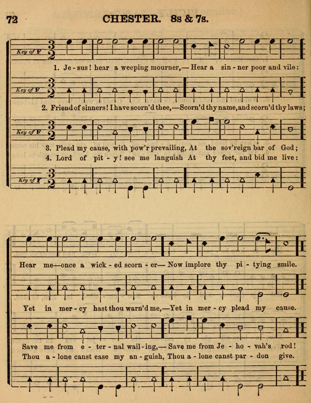 The Sabbath School Minstrel: being a collection of the most popular hymns and tunes, together with a great variety of the best anniversary pieces. The whole forming a complete manual ... page 72