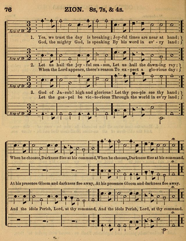 The Sabbath School Minstrel: being a collection of the most popular hymns and tunes, together with a great variety of the best anniversary pieces. The whole forming a complete manual ... page 76