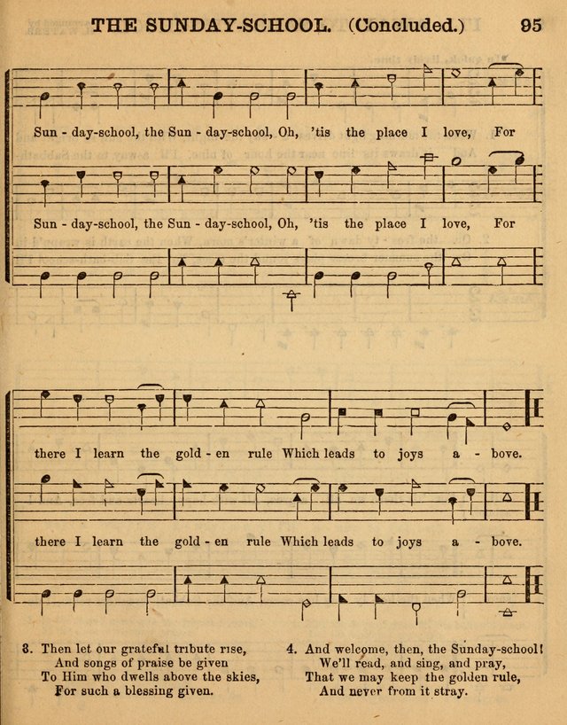 The Sabbath School Minstrel: being a collection of the most popular hymns and tunes, together with a great variety of the best anniversary pieces. The whole forming a complete manual ... page 95