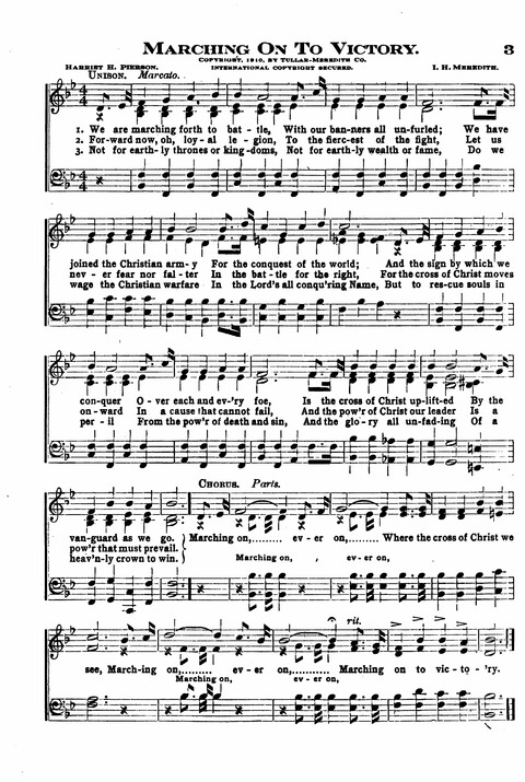 Sunday School Melodies: a Collection of new and Standard Hymns for the Sunday School page 3