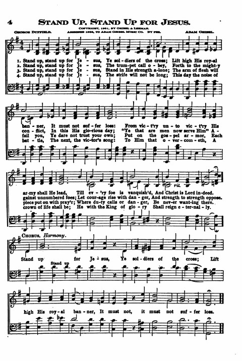 Sunday School Melodies: a Collection of new and Standard Hymns for the Sunday School page 4