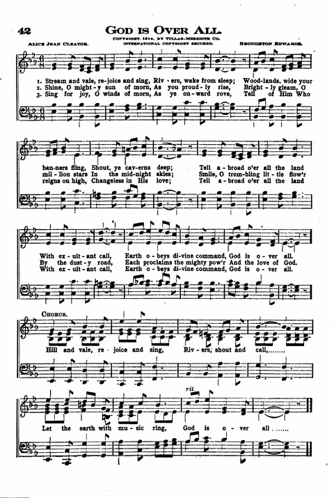 Sunday School Melodies: a Collection of new and Standard Hymns for the Sunday School page 42