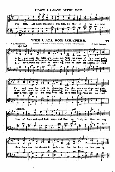 Sunday School Melodies: a Collection of new and Standard Hymns for the Sunday School page 47