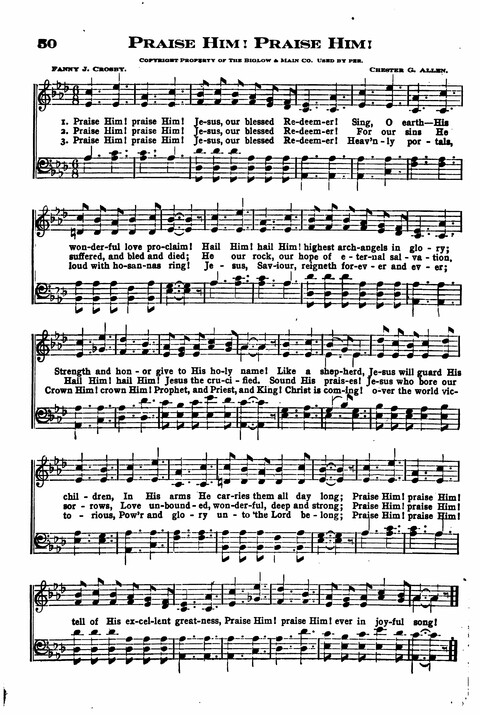 Sunday School Melodies: a Collection of new and Standard Hymns for the Sunday School page 50