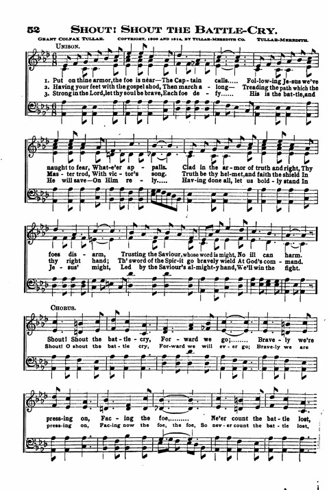 Sunday School Melodies: a Collection of new and Standard Hymns for the Sunday School page 52