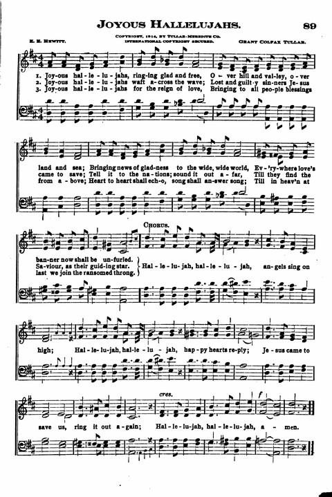 Sunday School Melodies: a Collection of new and Standard Hymns for the Sunday School page 89