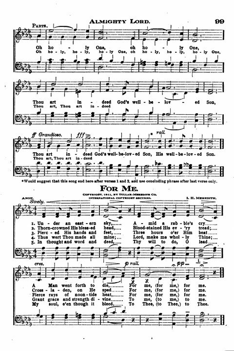 Sunday School Melodies: a Collection of new and Standard Hymns for the Sunday School page 99