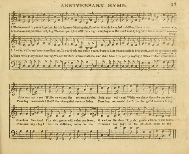 The Sunday-School Music Book: enlarged page 17