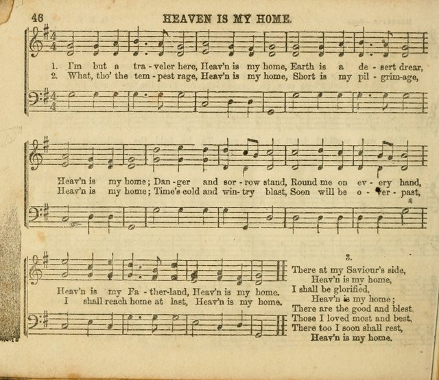 The Sunday-School Music Book: enlarged page 46