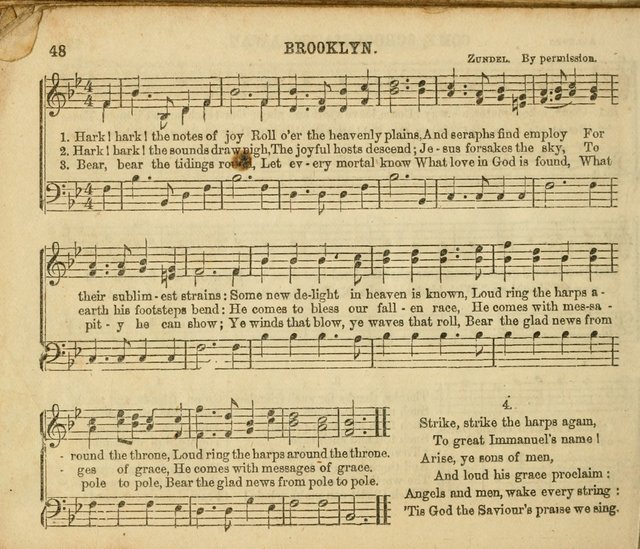 The Sunday-School Music Book: enlarged page 48