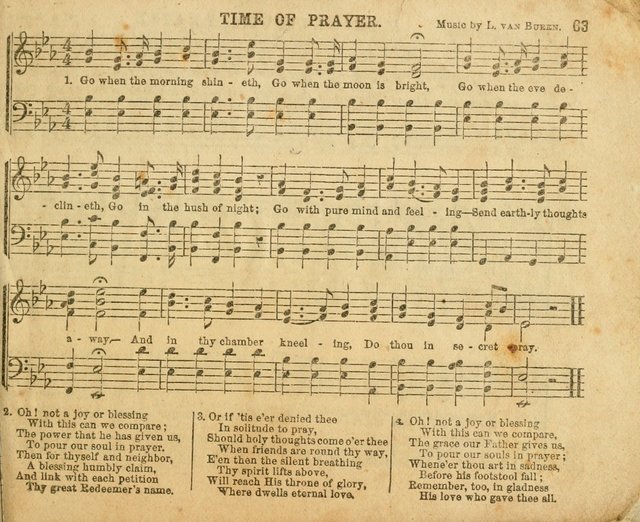 The Sunday-School Music Book: enlarged page 63