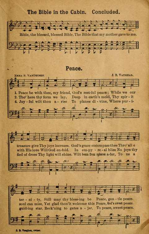 Songs for the Singing, Normal and Literary Schools page 11