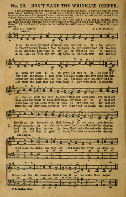 Songs for the Singing, Normal and Literary Schools page 12