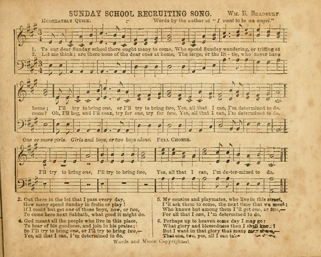 The Sabbath School Pearl or the Sunday school Army singing Book: A New Collection of choice hymns and tunes for Sunday Schools, Anniversaries, Missionary Meetings, Infant Class Exercises, &c. page 3