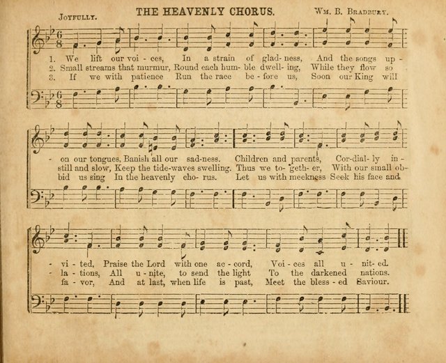 The Sabbath School Pearl or the Sunday school Army singing Book: A New Collection of choice hymns and tunes for Sunday Schools, Anniversaries, Missionary Meetings, Infant Class Exercises, &c. page 7