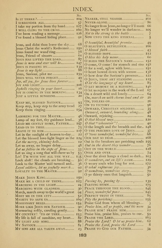 Sunday-School Praises: prepared especially for use in the Sunday-School page 188