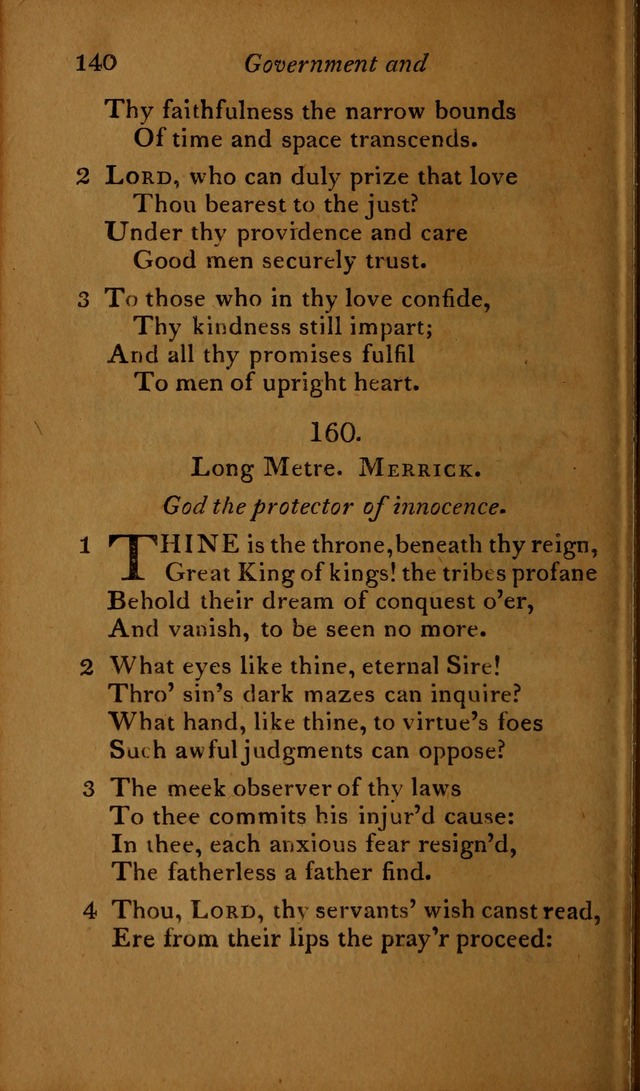 A Selection of Sacred Poetry: consisting of psalms and hymns, from Watts, Doddridge, Merrick, Scott, Cowper, Barbauld, Steele ...compiled for  the use of the Unitarian Church in Philadelphia page 140