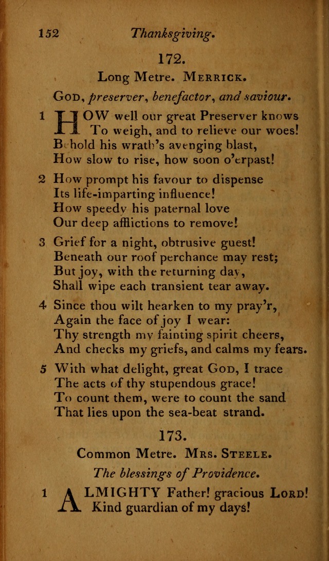 A Selection of Sacred Poetry: consisting of psalms and hymns, from Watts, Doddridge, Merrick, Scott, Cowper, Barbauld, Steele ...compiled for  the use of the Unitarian Church in Philadelphia page 152