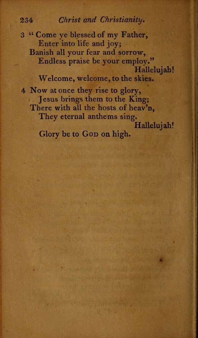 A Selection of Sacred Poetry: consisting of psalms and hymns, from Watts, Doddridge, Merrick, Scott, Cowper, Barbauld, Steele ...compiled for  the use of the Unitarian Church in Philadelphia page 234