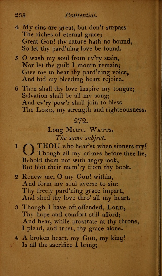 A Selection of Sacred Poetry: consisting of psalms and hymns, from Watts, Doddridge, Merrick, Scott, Cowper, Barbauld, Steele ...compiled for  the use of the Unitarian Church in Philadelphia page 238